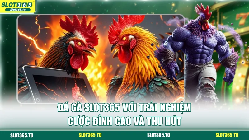 Đá Gà Slot365 Với Trải Nghiệm Cược Đỉnh Cao Và Thu Hút