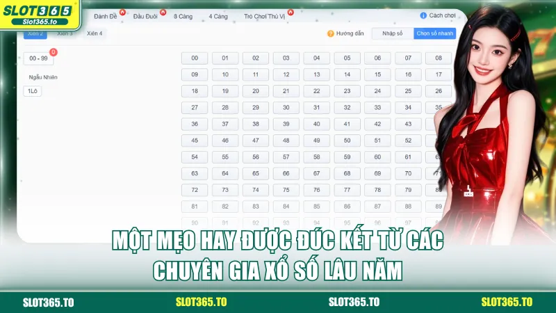 Một mẹo hay được đúc kết từ các chuyên gia xổ số lâu năm